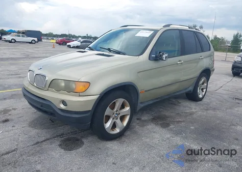 2003 BMW X5 3.0I z USA, uszkodzony, nr VIN 5UXFA53563LV76883